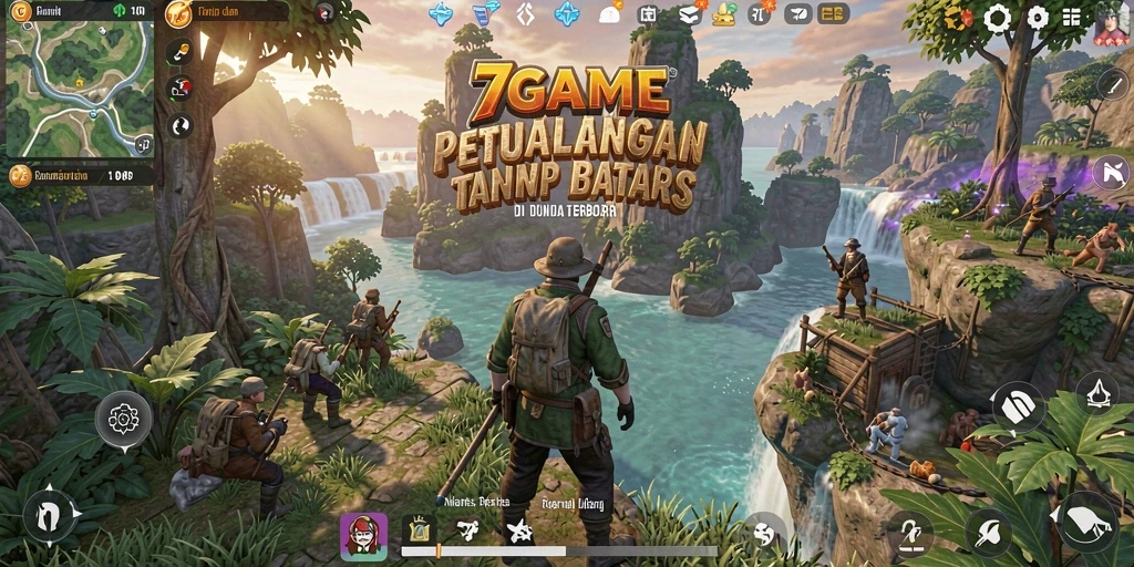 Gameplay seru di dunia Open World 7GAME.