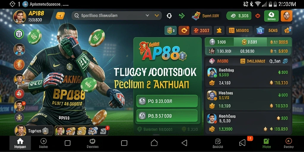 Tampilan gameplay Sportsbook yang menarik dan interaktif.