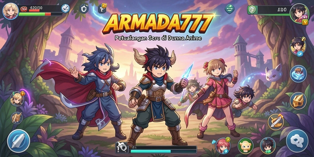 Tampilan gameplay menakjubkan dari ARMADA777 yang penuh aksi.