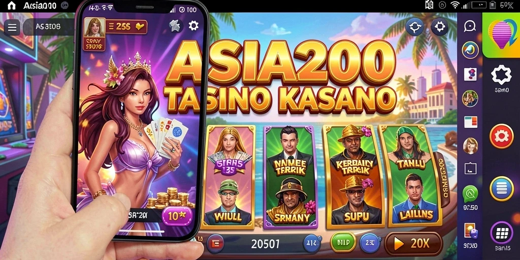Menampilkan gameplay menarik dan interaktif dari ASIA200.