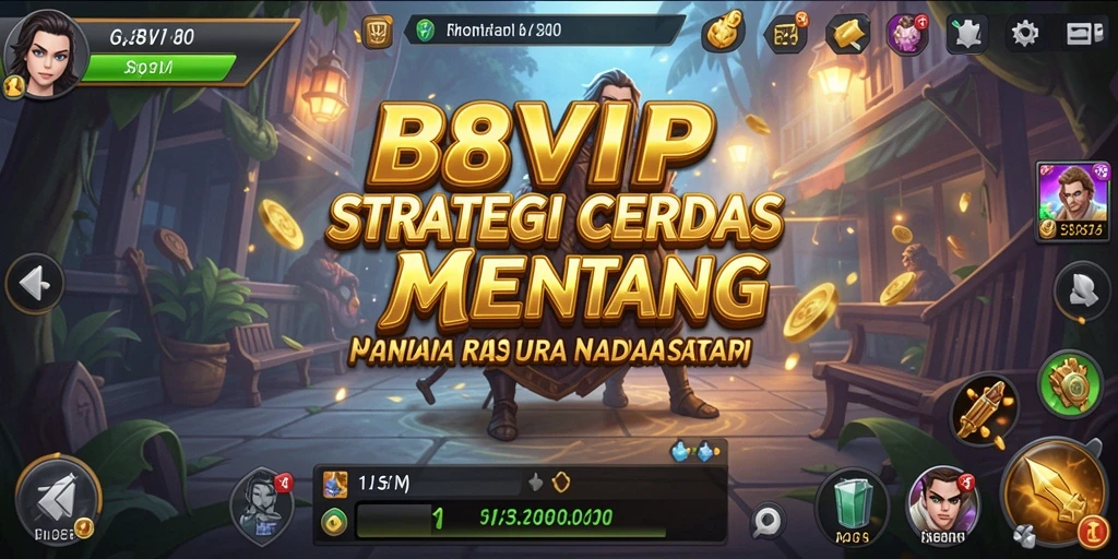Tangkapan layar gameplay B8VIP menampilkan aksi strategi yang intens.