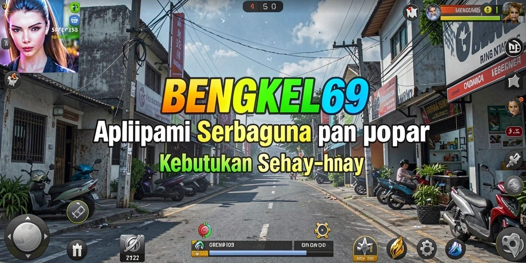 Tampilan antarmuka utama BENGKEL69 yang ramah pengguna.