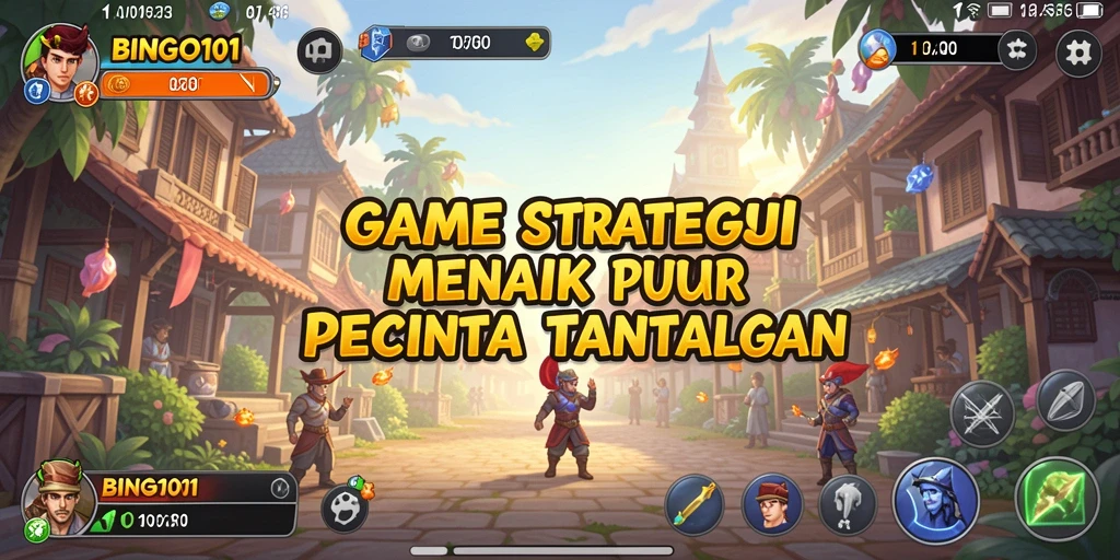 Tampilan gameplay BINGO101 yang penuh strategi dan tantangan.