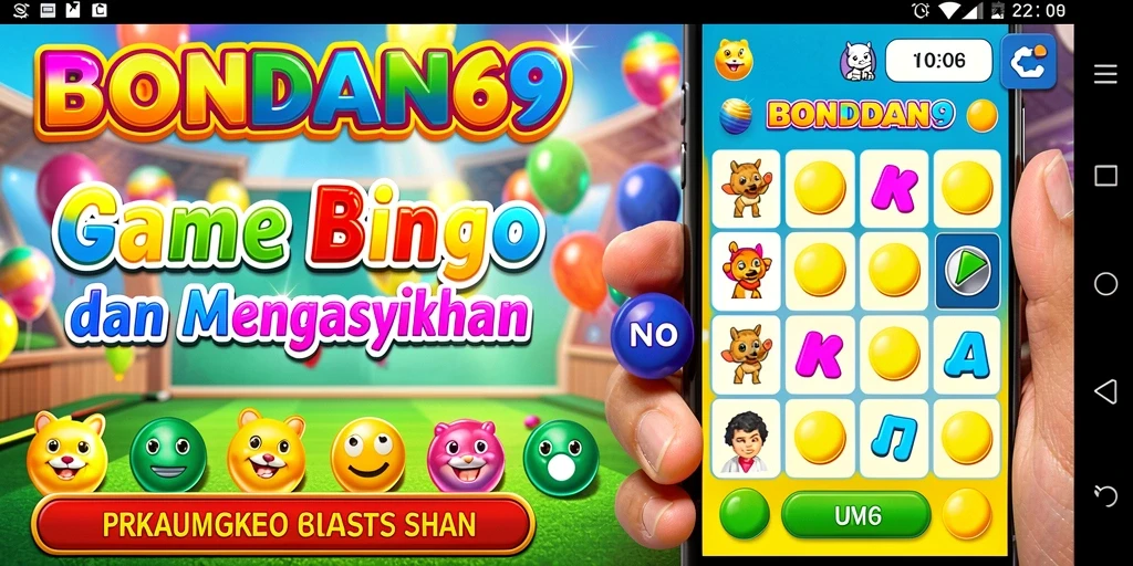 Tampilan gameplay menegangkan saat bermain Bingo di BONDAN69.