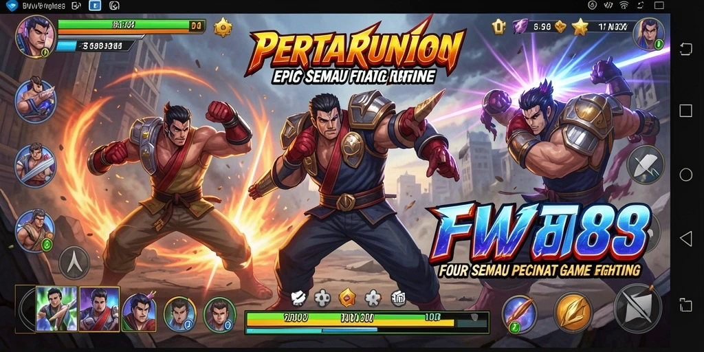 Tampilan keren dari gameplay BW888 dengan pertarungan yang mendebarkan.