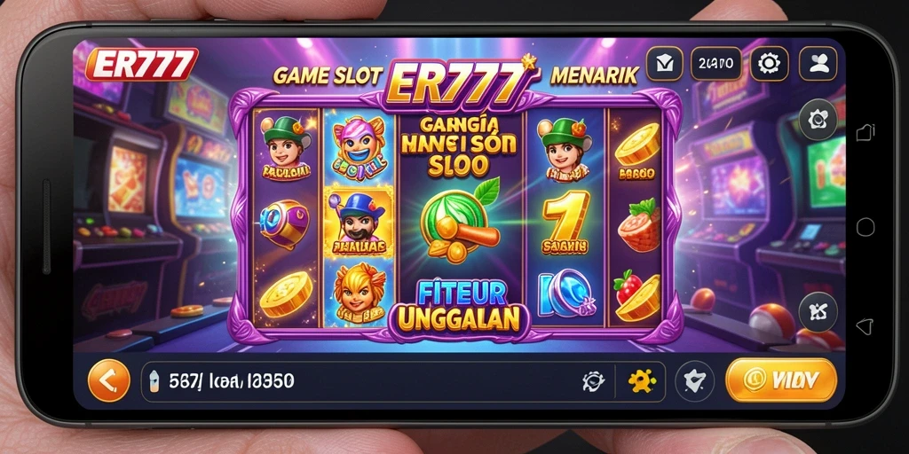 Tampilan gameplay menarik dalam game slot ER777.