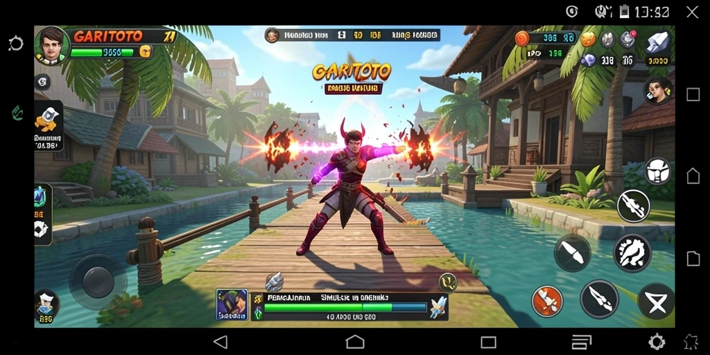 Screenshot GARITOTO menunjukkan momen seru dalam bermain simulasi.