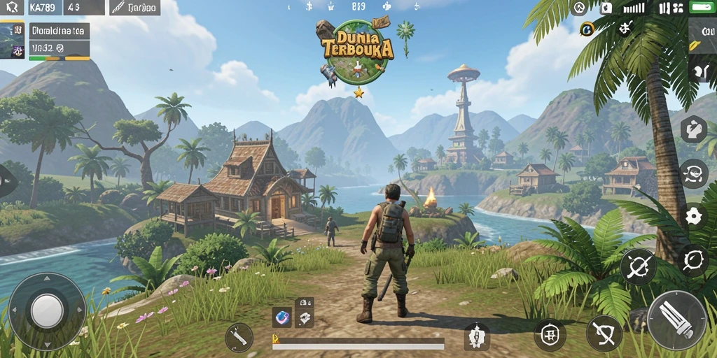 Tangkapan layar KA789 menunjukkan gameplay Open World yang mendalam.