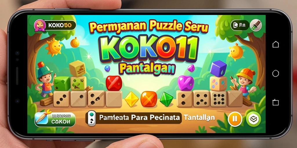 Tampilan gameplay KOKO11 dengan teka-teki yang menarik.