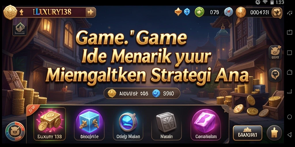 Tampilan gameplay <strong>LUXURY138</strong> yang memukau dengan elemen Idle yang menarik.