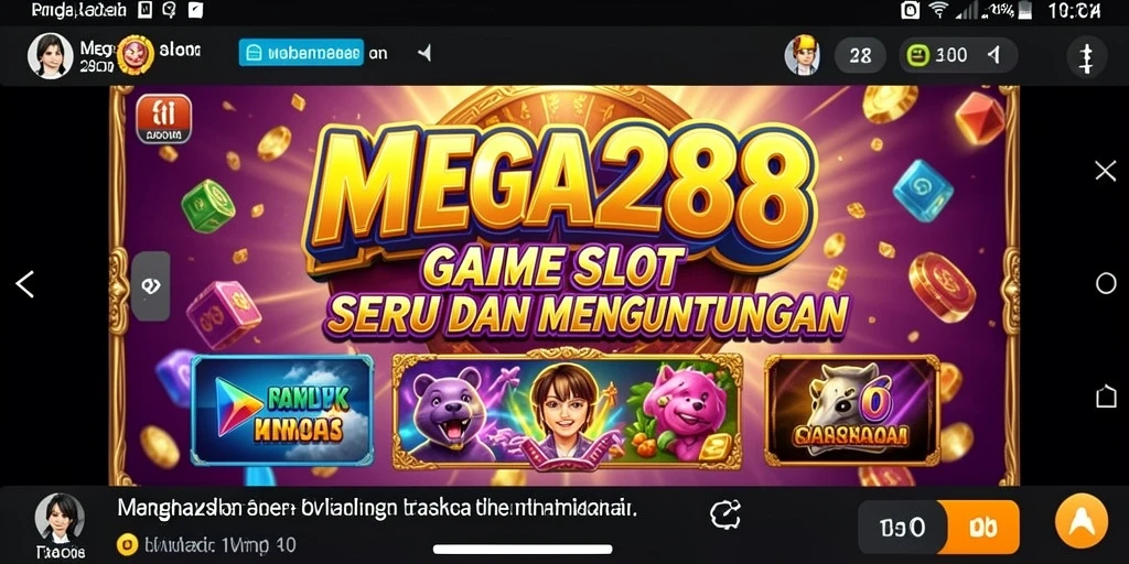 Tampilan gameplay MEGA288 yang menarik dan seru.