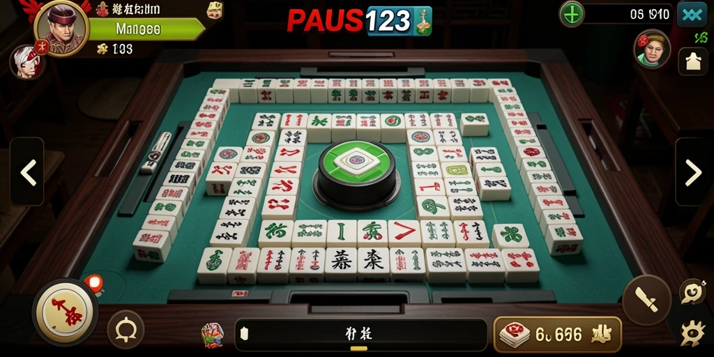 Gameplay Mahjong yang seru dan menantang di PAUS123.