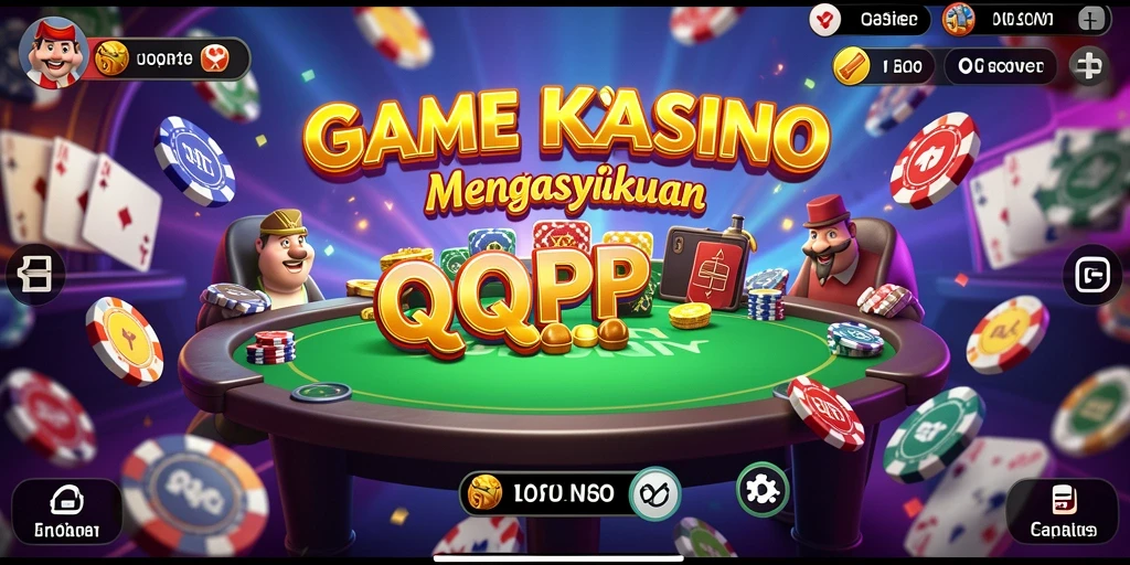 Tampilan seru permainan Kasino yang menegangkan di QQRP.
