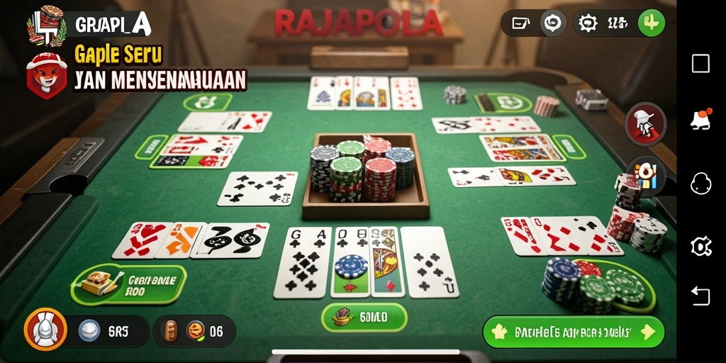 Screenshot gameplay RAJAPOLA yang menarik dan interaktif.