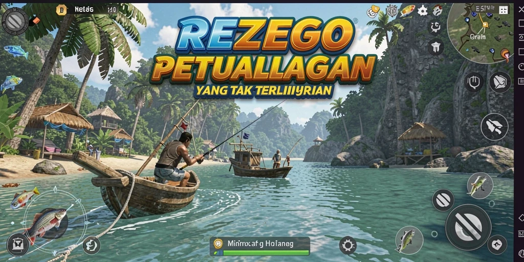 Tangkapan penuh warna dan gameplay seru dalam REZEGO.