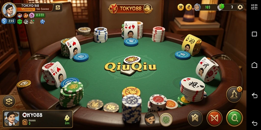 Screenshot gameplay QiuQiu yang seru dan menarik di TOKYO88.